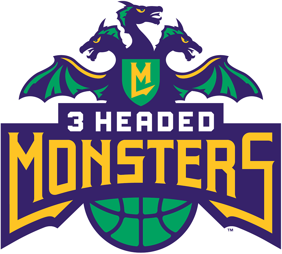 3 Headed Monsters 2017-Pres Primary Logo iron on heat transfer